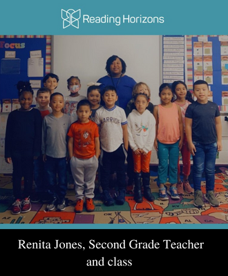  Renita Jones, Second Grade Teacher and class 